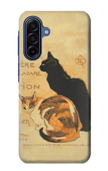 S3229 Affiche de chat millésimé Etui Coque Housse pour Samsung Galaxy A17